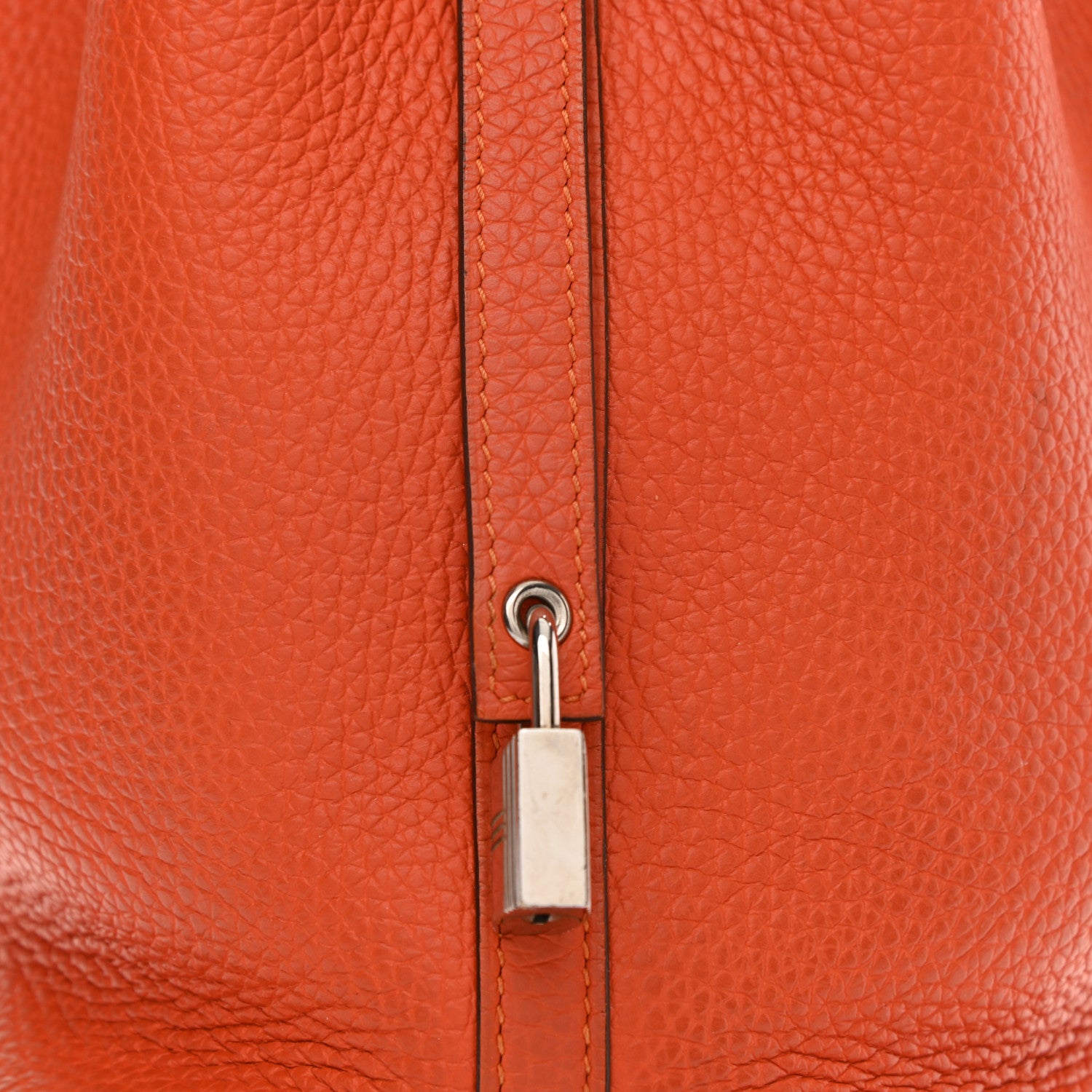 Hermes Taurillon Clemence Picotin Lock 18 PM Feu 7 of 9