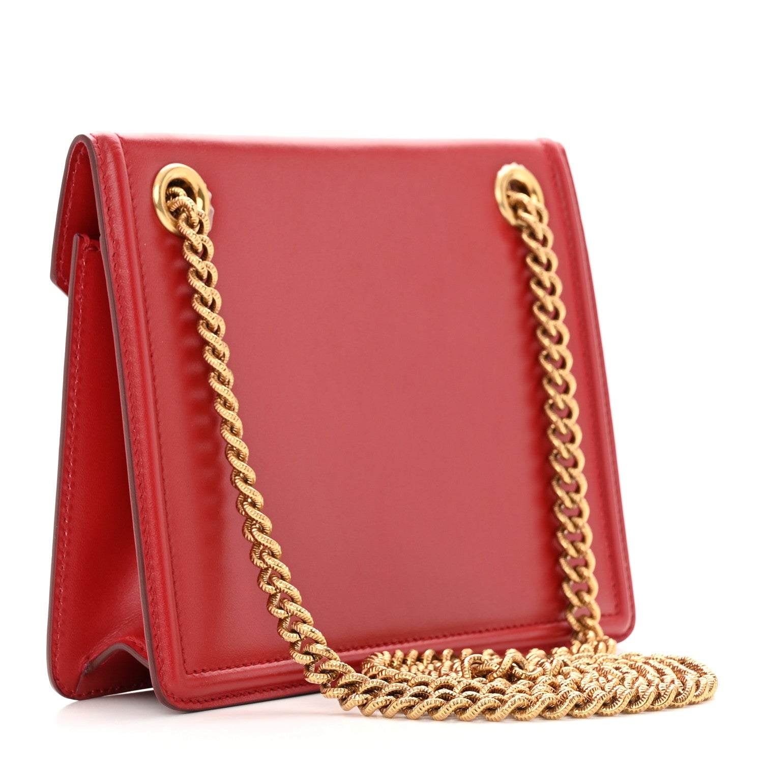 Dolce & Gabbana Smooth Calfskin Medium Devotion Crossbody Bag Poppy Red 3 of 15