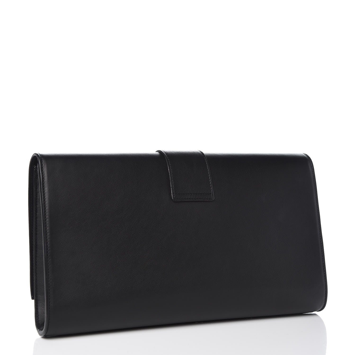 Saint Laurent Calfskin Classic Y Ligne Clutch Black 3 of 9