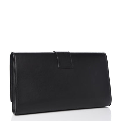 Saint Laurent Calfskin Classic Y Ligne Clutch Black 3 of 9