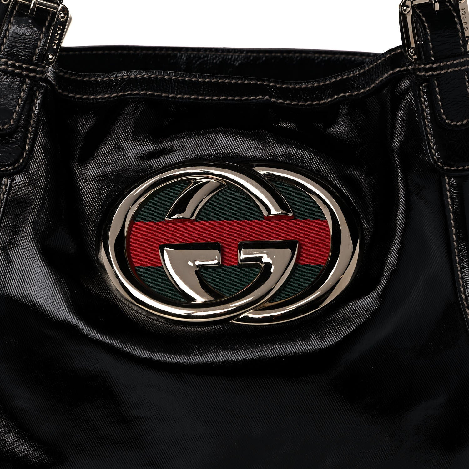 Gucci Dialux Medium Britt Tote Black 8 of 12