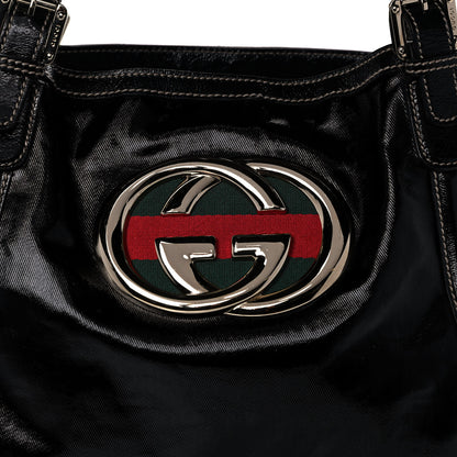 Gucci Dialux Medium Britt Tote Black 8 of 12