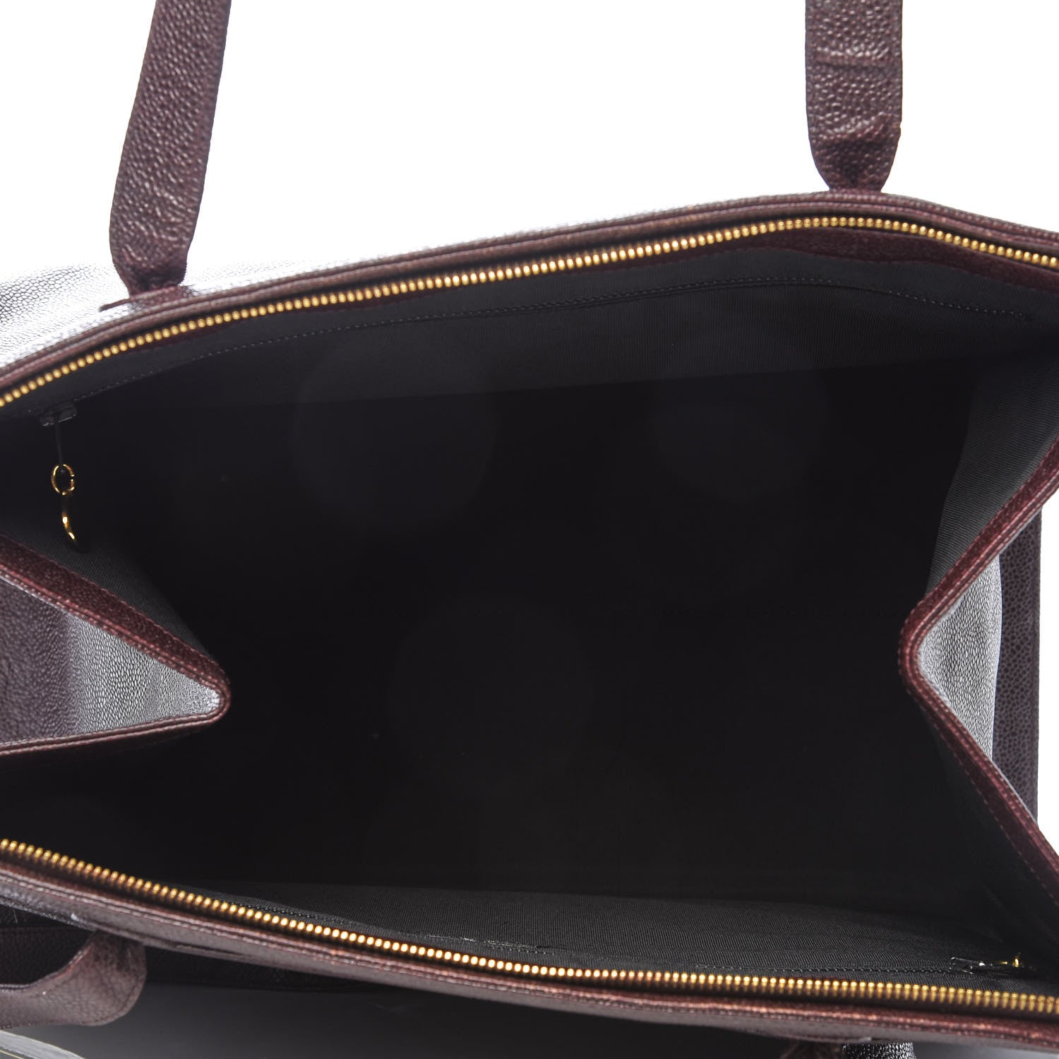 Chanel Caviar CC Tote Brown 4 of 8