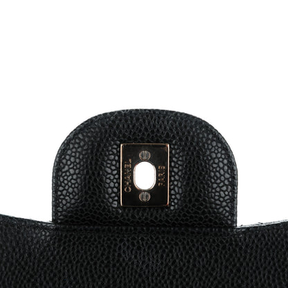 Chanel Caviar Quilted Jumbo Double Flap Black 5 of 8