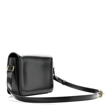 Celine Shiny Calfskin Teen Triomphe Black 3 of 11