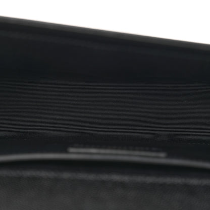 Saint Laurent Grain De Poudre Medium Classic Monogram Kate Satchel Black 5 of 11