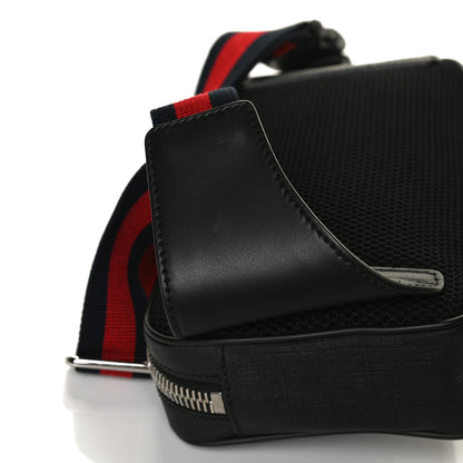 Gucci Soft GG Supreme Monogram Web Belt Bag Black Grey 35 of 35