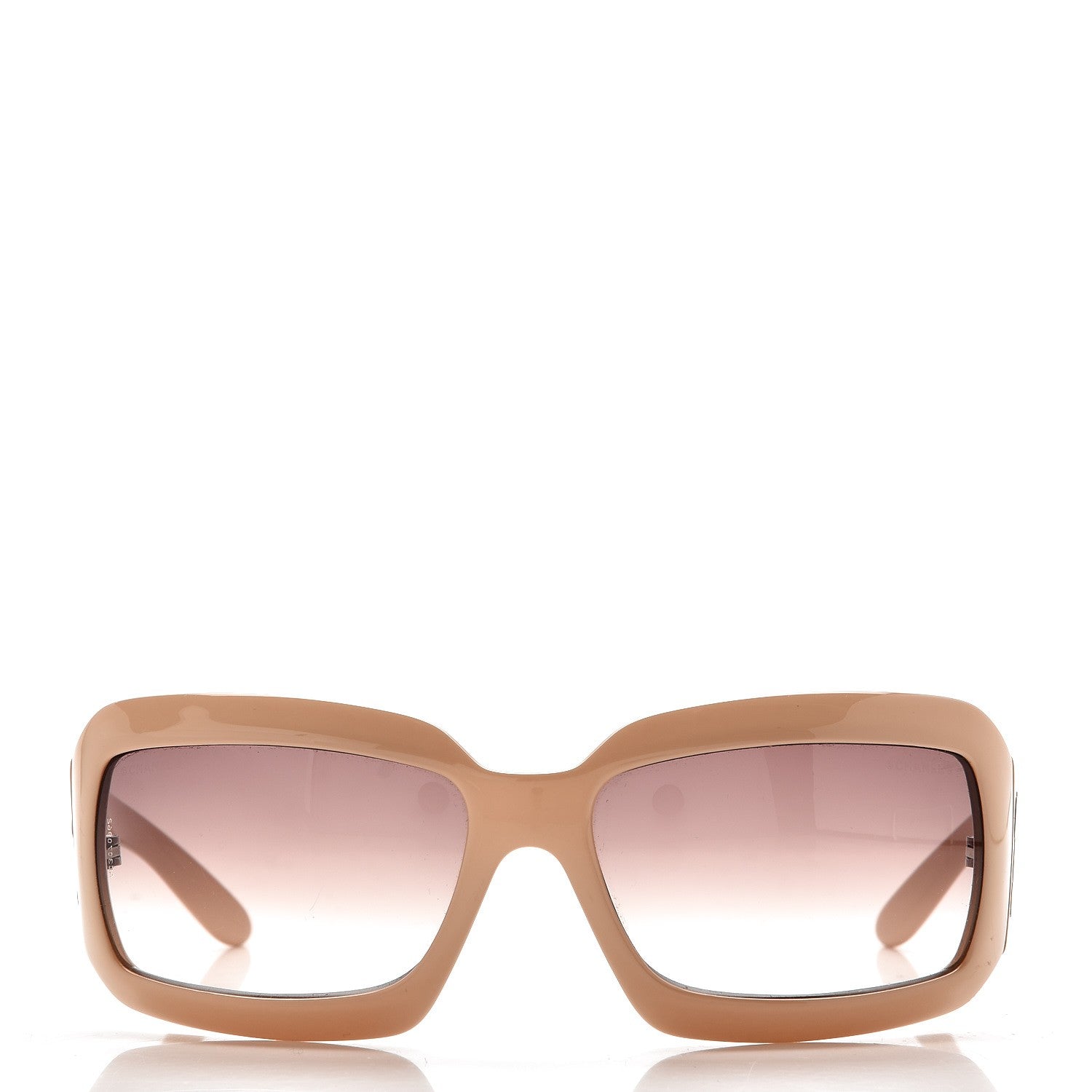 Chanel Mother of Pearl CC 5076-H Sunglasses Beige 2 of 9