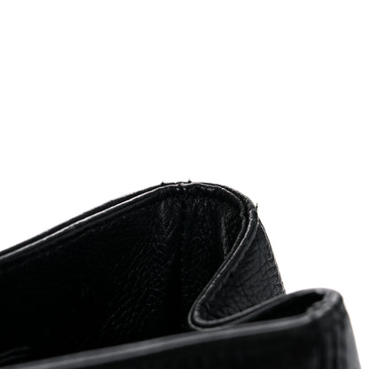 Chanel Calfskin Mademoiselle Lock Cerf Executive Shopper Tote Black 22 of 23