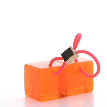 Louis Vuitton Resin Fluo Robert Wilson Hair Cubes Green Orange 4 of 8