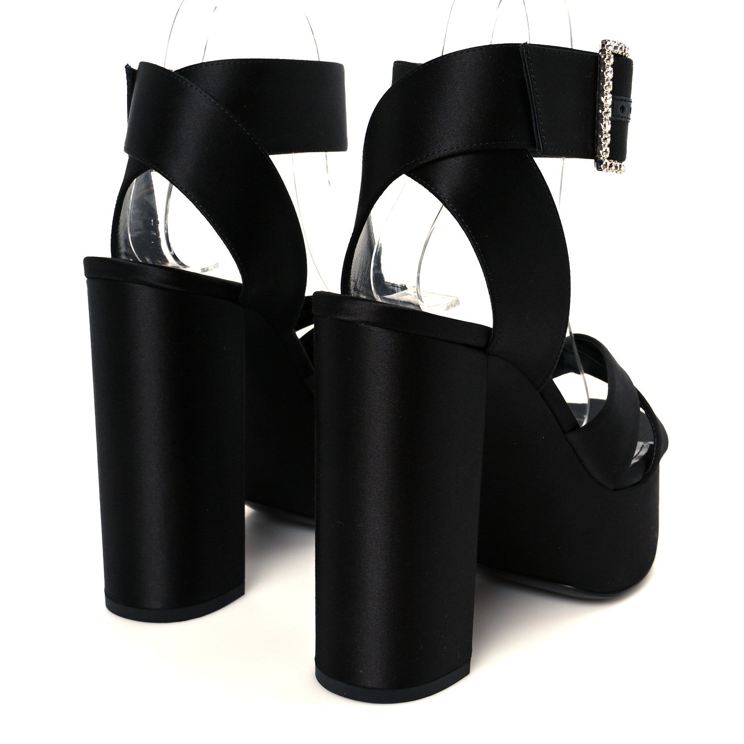 Saint Laurent Raso Regale Jota 85 Heaven Platform Sandals 37.5 Black 5 of 9