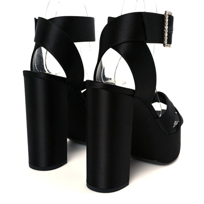Saint Laurent Raso Regale Jota 85 Heaven Platform Sandals 37.5 Black 5 of 9