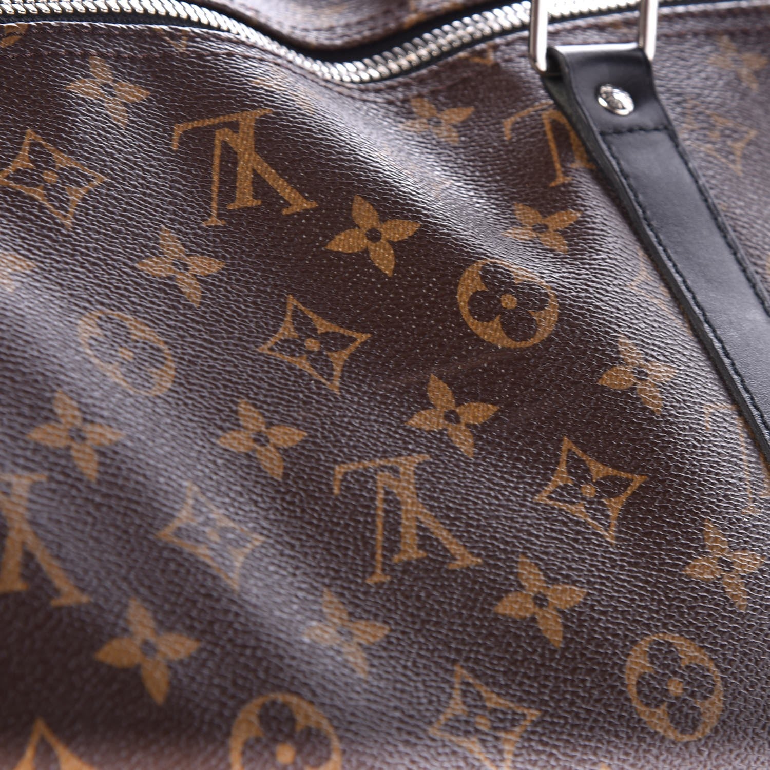 Louis Vuitton Monogram Macassar Keepall Bandouliere 55 8 of 9