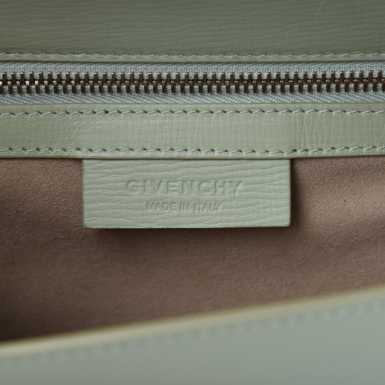 Givenchy Textured Calfskin Mini Pandora Box Chain Crossbody Bag Aqua Green 8 of 10
