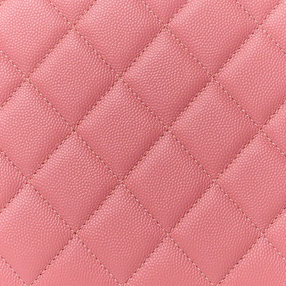 Chanel Caviar Quilted Small Business Affinity Shopping Bag Pink 9 of 12
