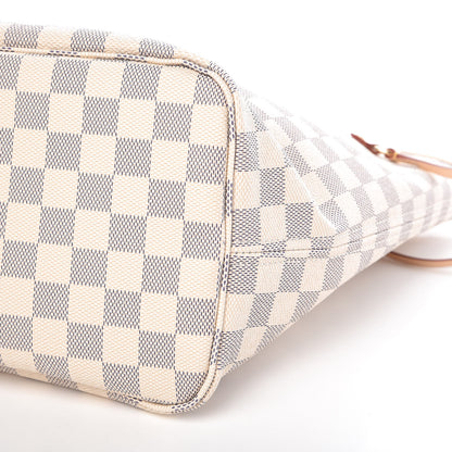 Louis Vuitton Damier Azur Neo Neverfull MM Rose Ballerine 11 of 11