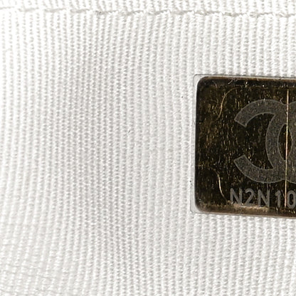 Chanel Calfskin Quilted Small Camera Case White 13 of 21