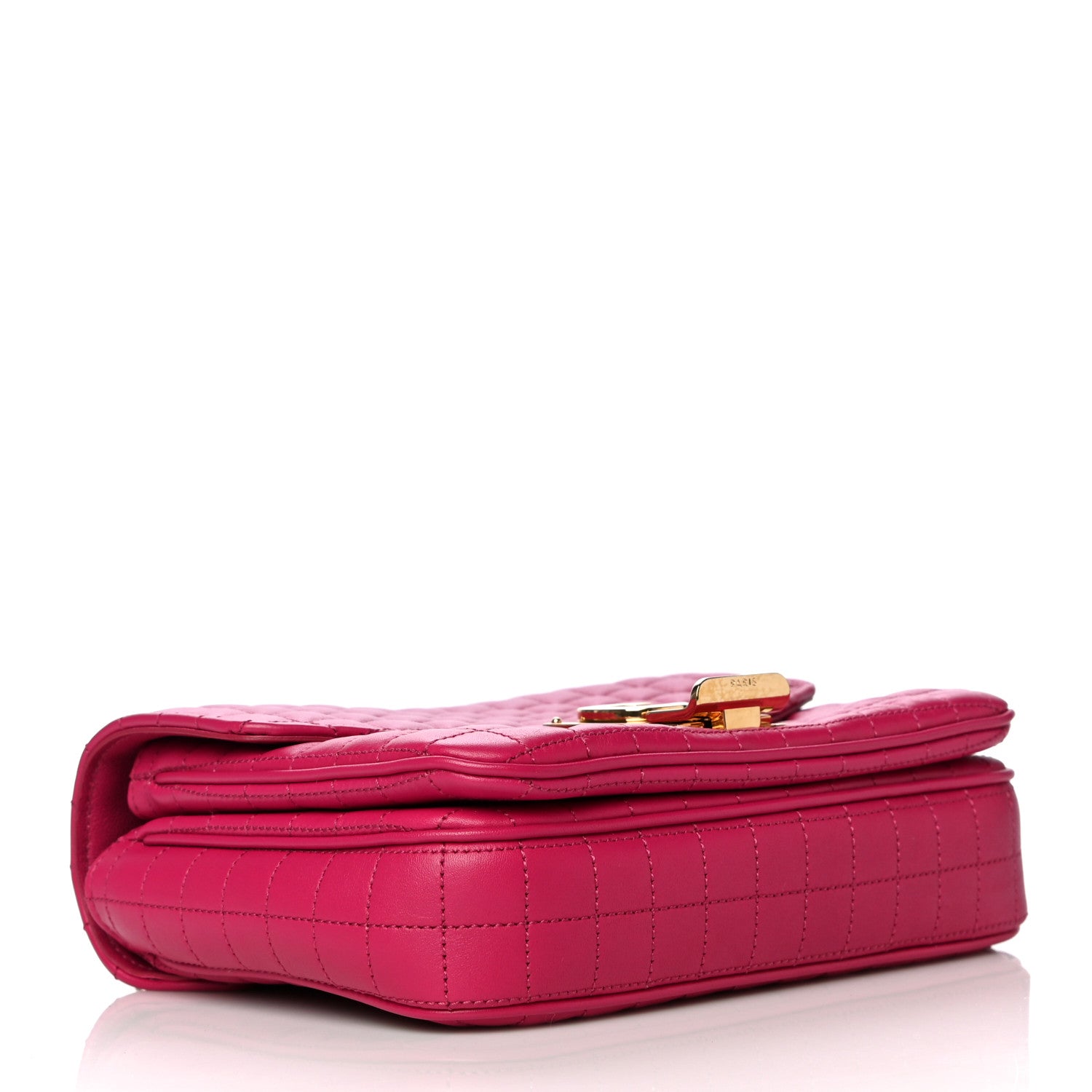Celine Calfskin Quilted Small C Bag Pink 4 of 12