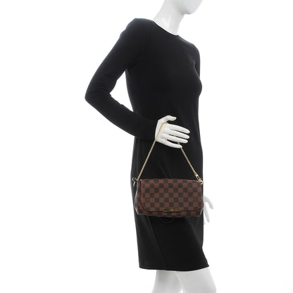 Louis Vuitton Damier Ebene Favorite PM 3 of 9
