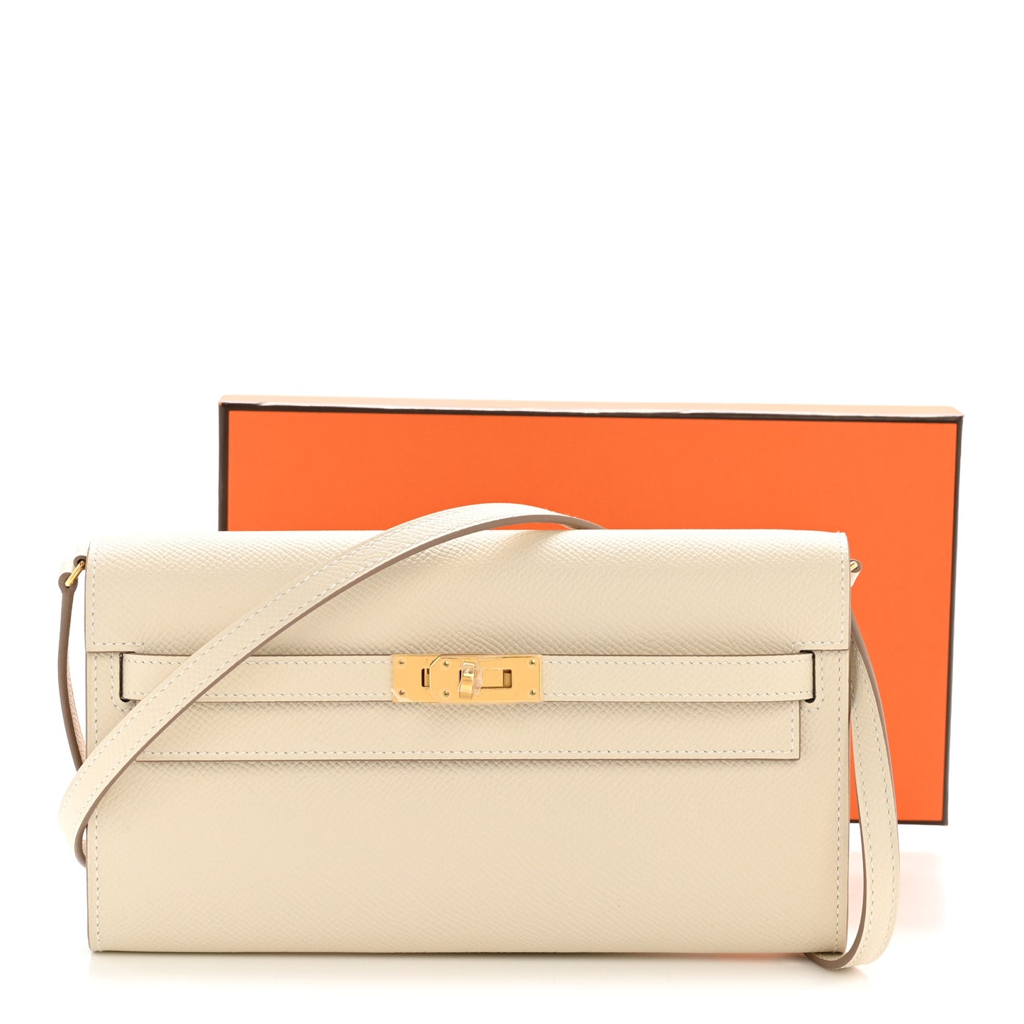 Epsom Kelly Wallet To Go Craie