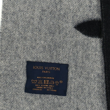 Louis Vuitton Cashmere Monogram Reykjavik Scarf Black 3 of 3