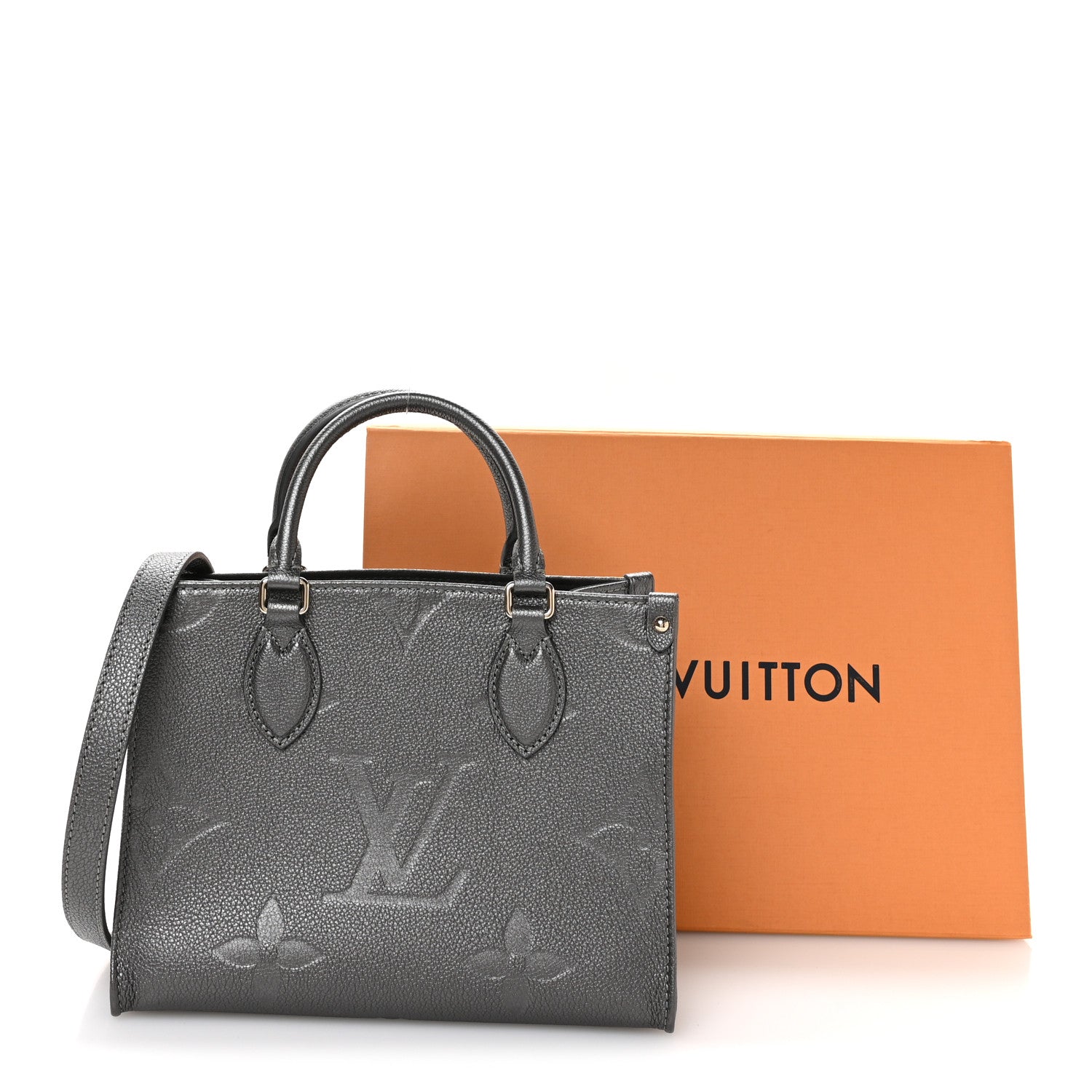 Louis Vuitton Empreinte Monogram Giant Onthego PM Gun Metal 10 of 10