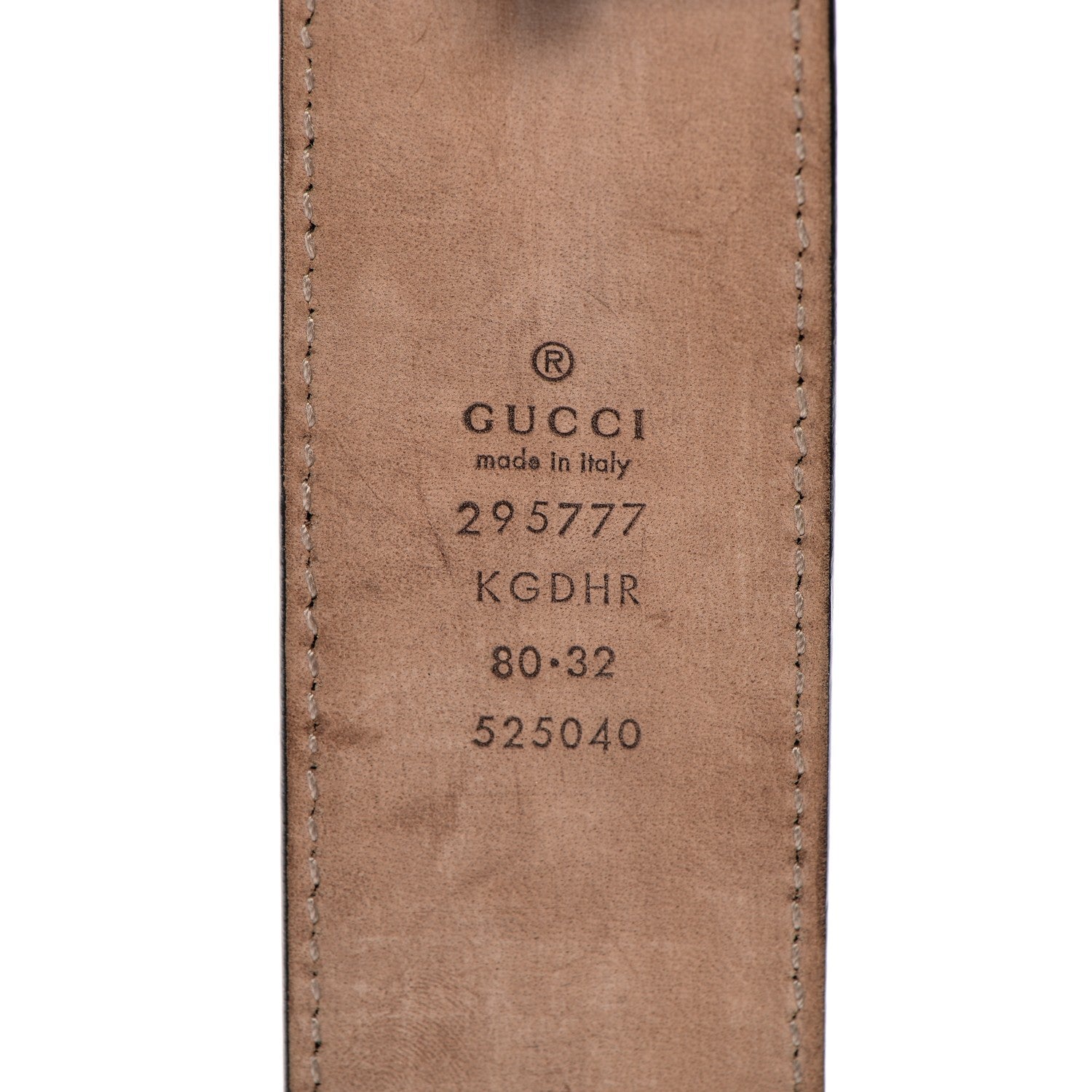 Gucci GG Supreme Monogram Interlocking G Belt 80 32 Black Grey 4 of 7