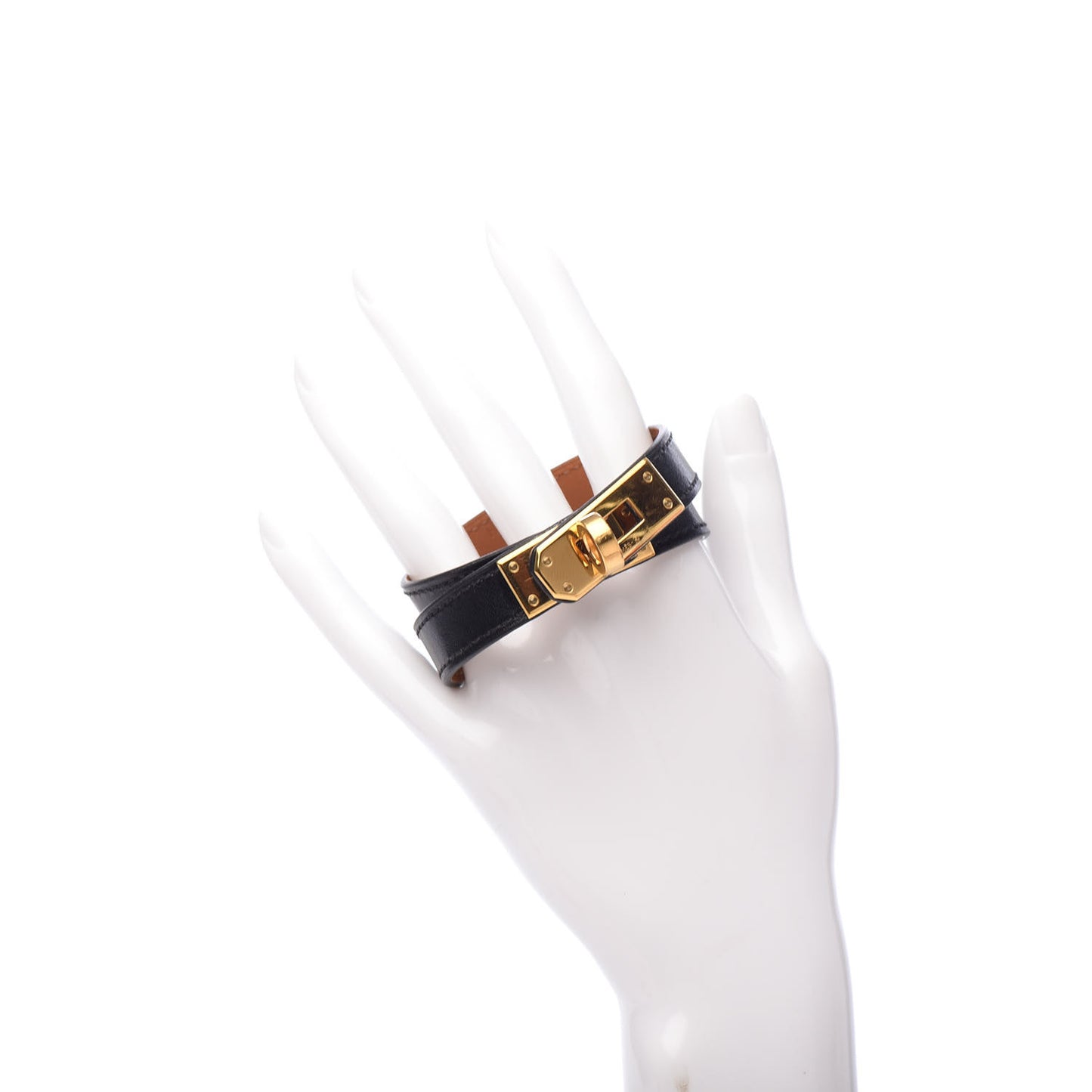 Box Kelly Double Tour Bracelet Black