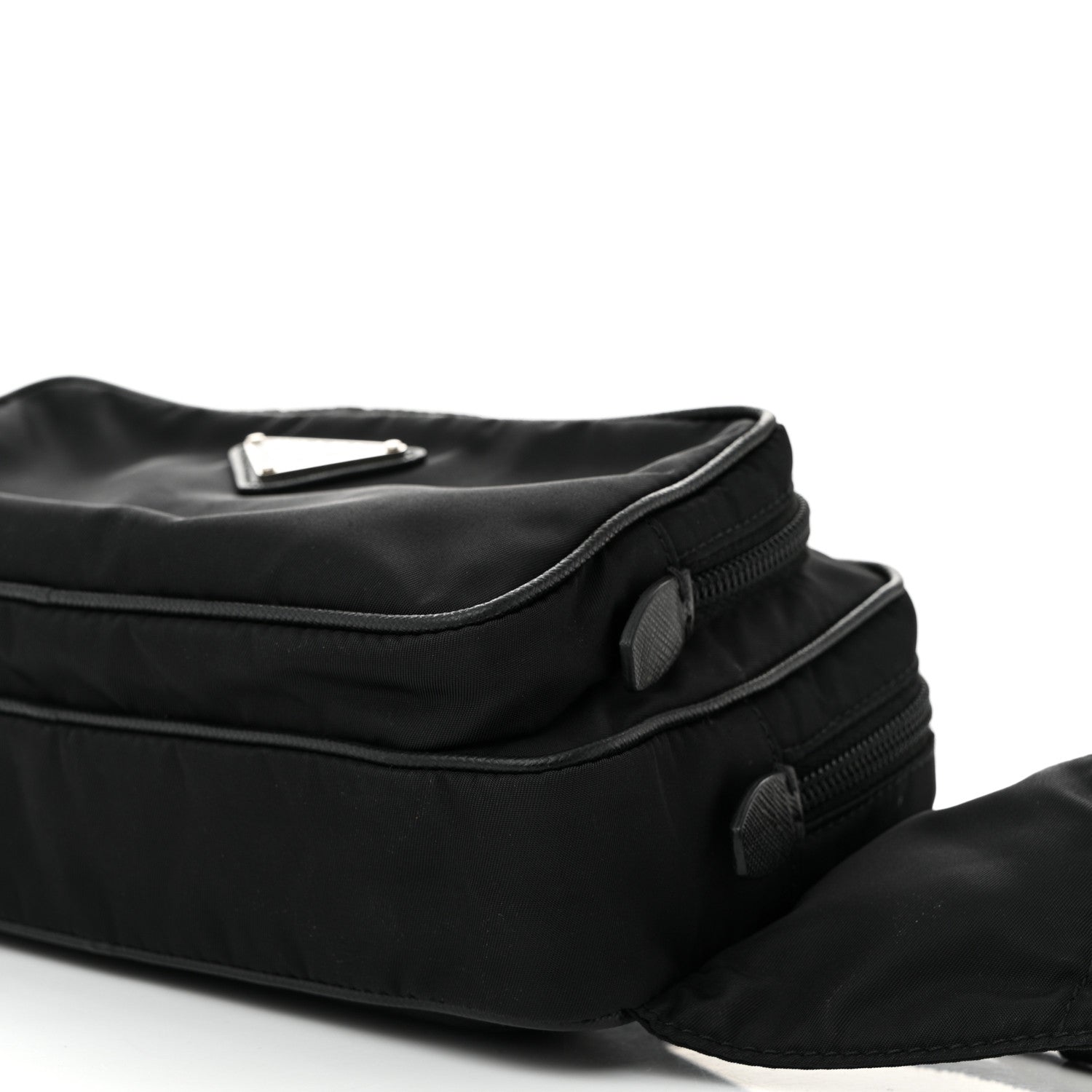 Prada Tessuto Nylon Belt Bag Black 11 of 12