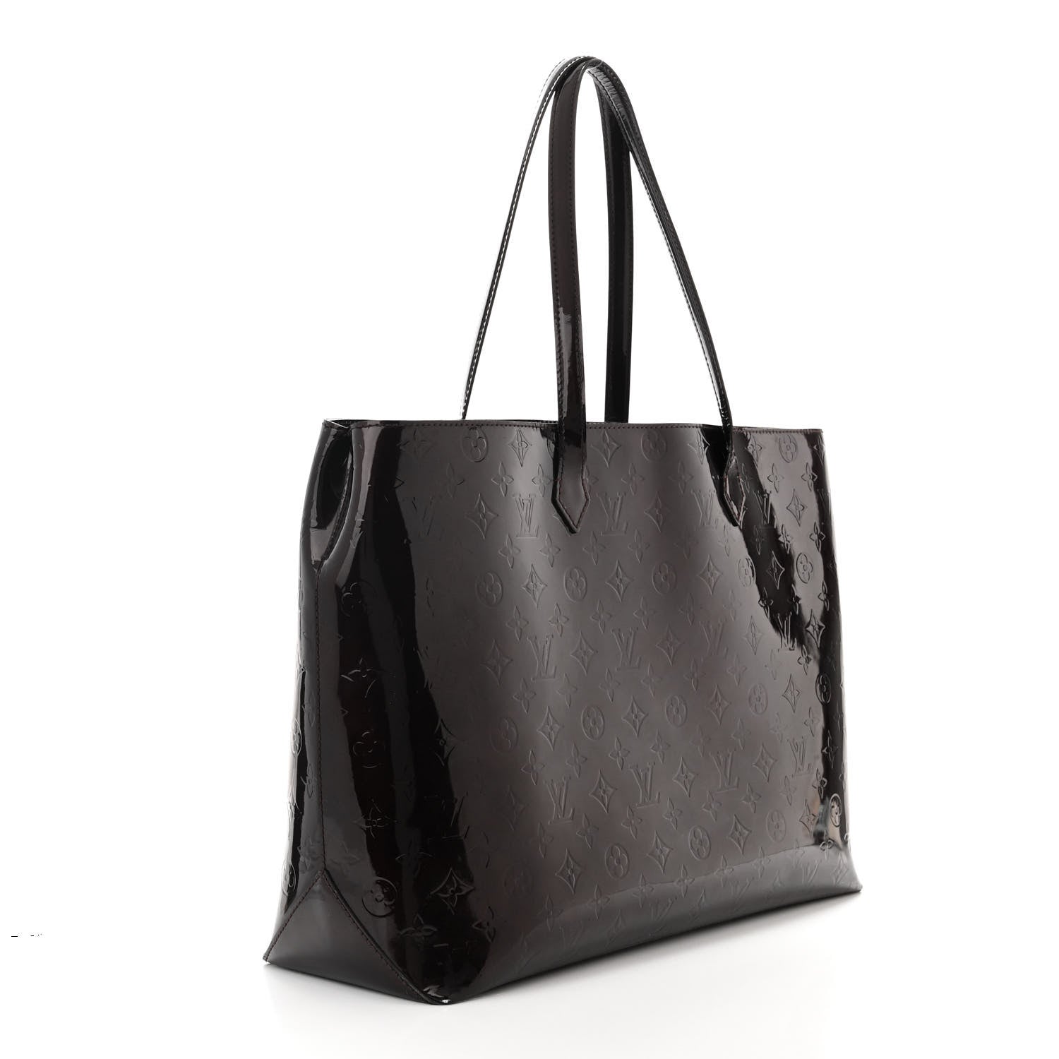 Louis Vuitton Vernis Wilshire GM Amarante 3 of 12