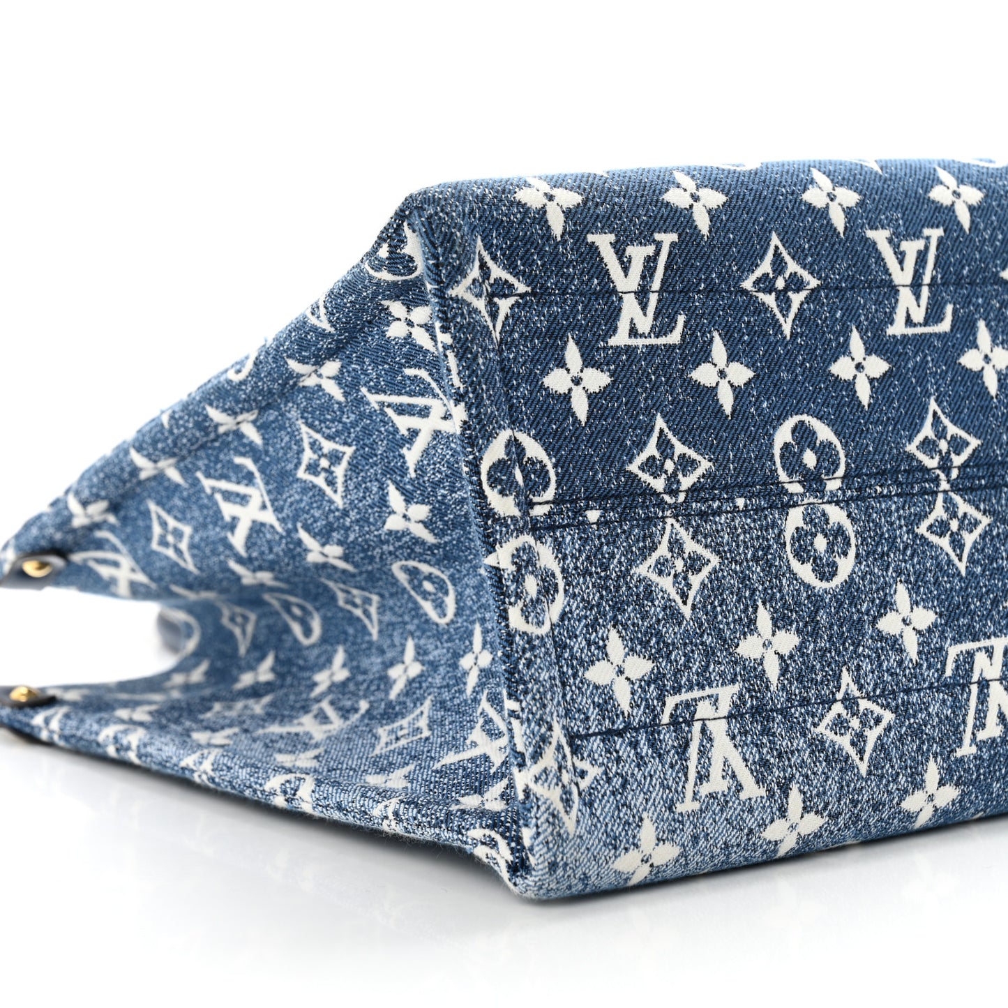 Monogram Jacquard Denim Onthego MM Bleu