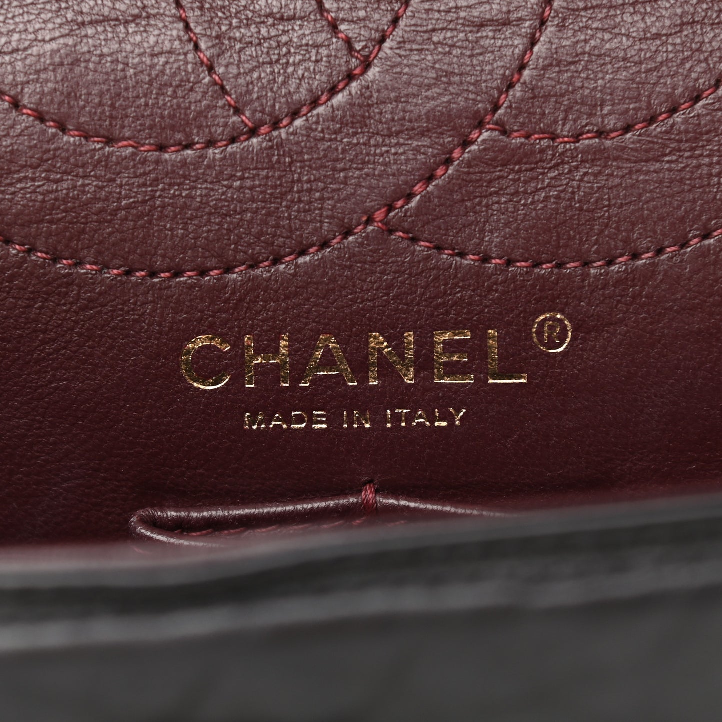 Aged Calfskin Quilted 2.55 Reissue 226 Flap Black