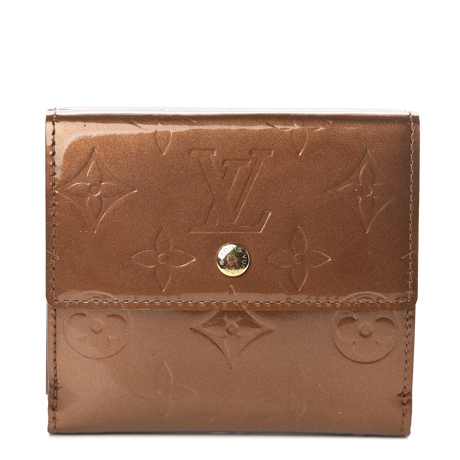 Louis Vuitton Vernis Elise Wallet Bronze 1 of 5
