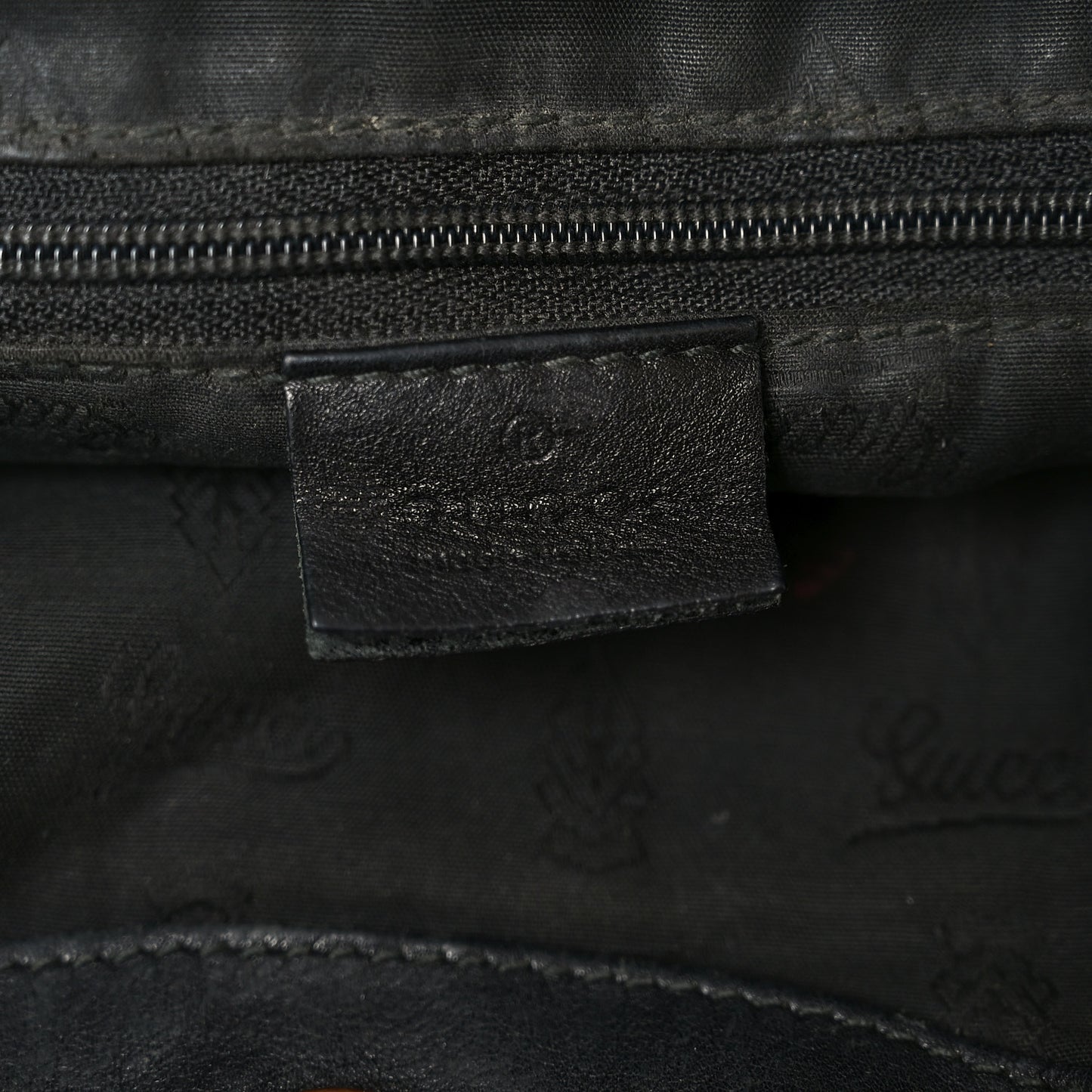 Guccissima Medium Sukey Tote Black