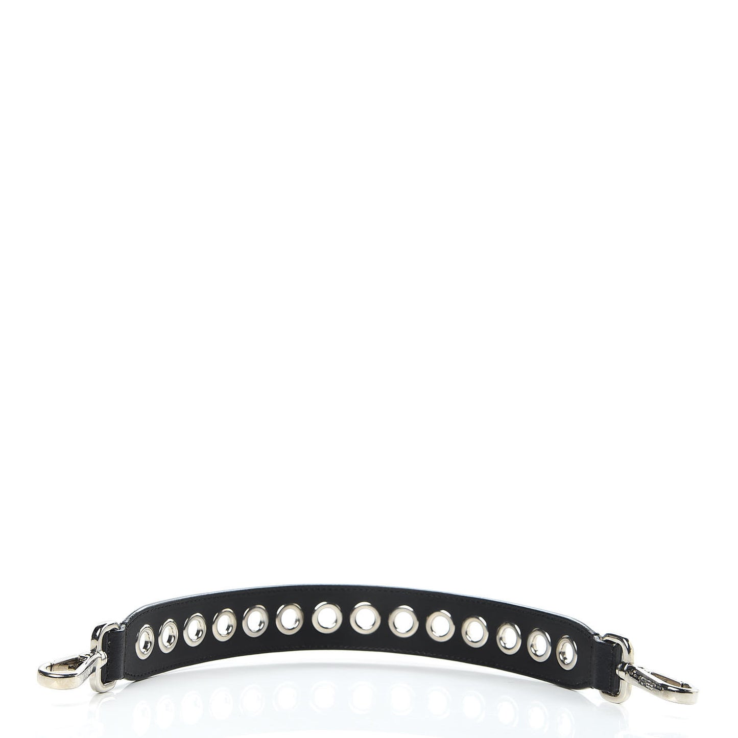 Vitello Liberty Grommet Bi-Color Mini Strap You Black Camelia
