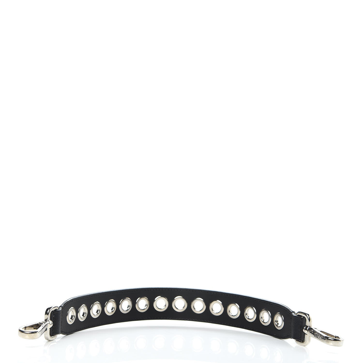 Fendi Vitello Liberty Grommet Bi-Color Mini Strap You Black Camelia 3 of 4