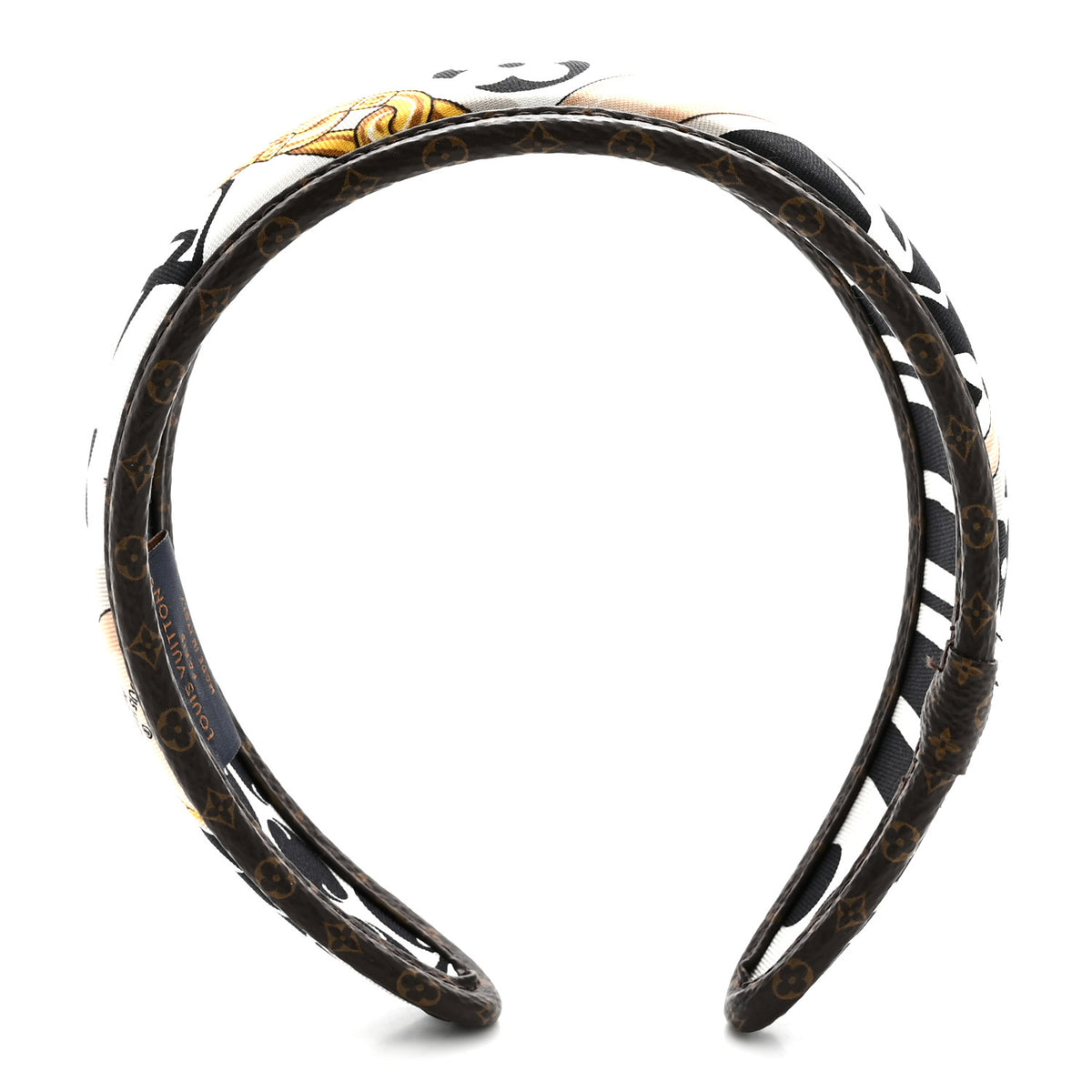 Monogram Be Mindful Headband White