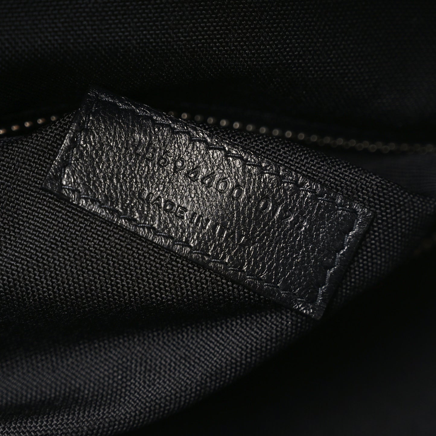 Lambskin Embossed Logo Holdall Bag Beige