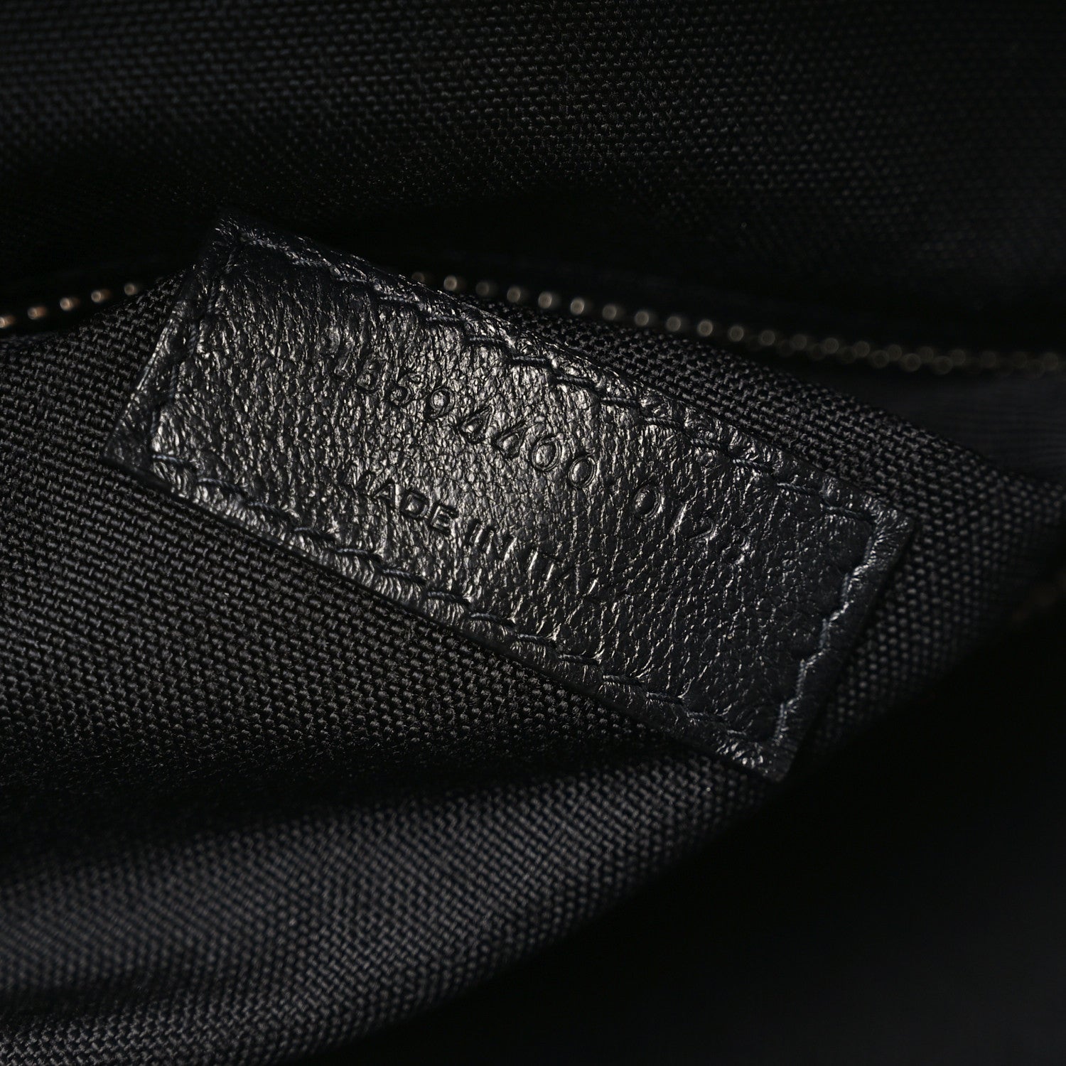 Saint Laurent Lambskin Embossed Logo Holdall Bag Beige 7 of 10