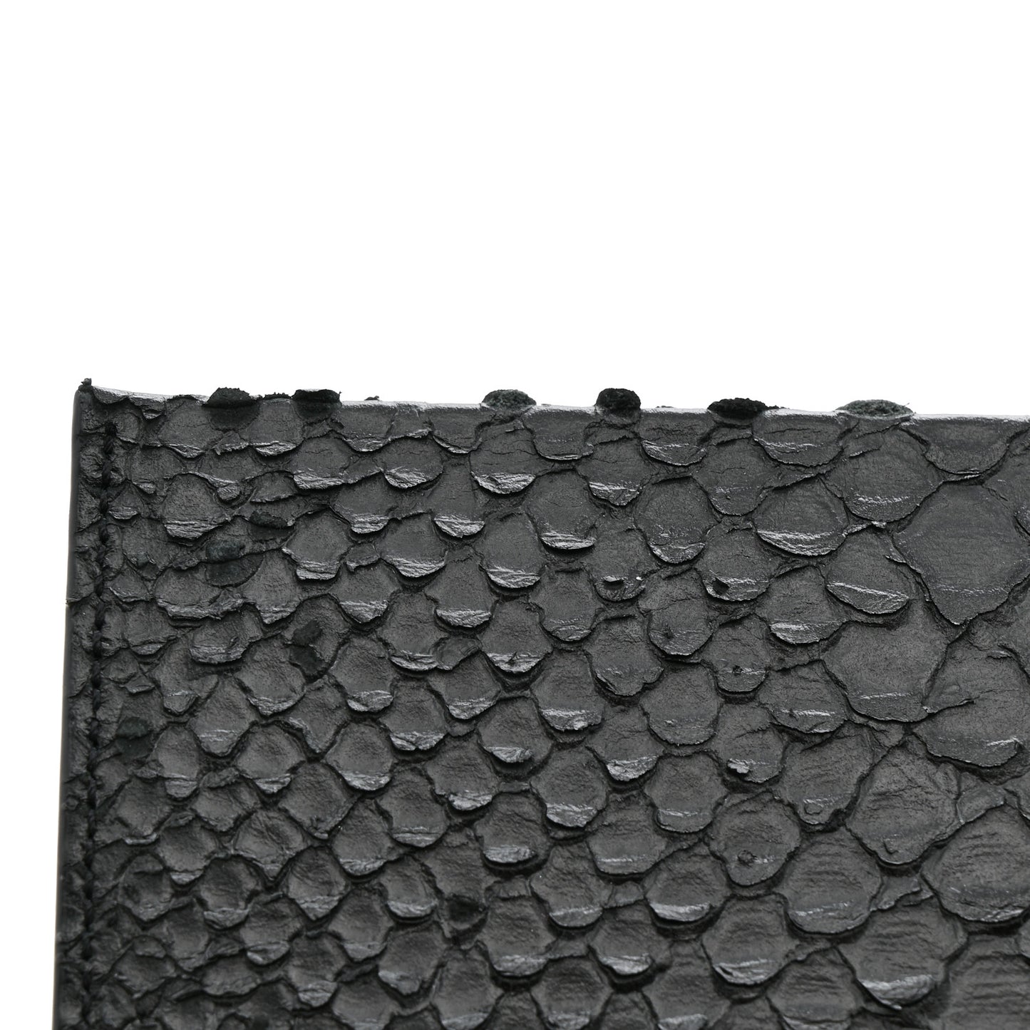 Snakeskin Medium Classic Monogram Kate Tassel Satchel Black