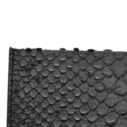 Saint Laurent Snakeskin Medium Classic Monogram Kate Tassel Satchel Black 15 of 15