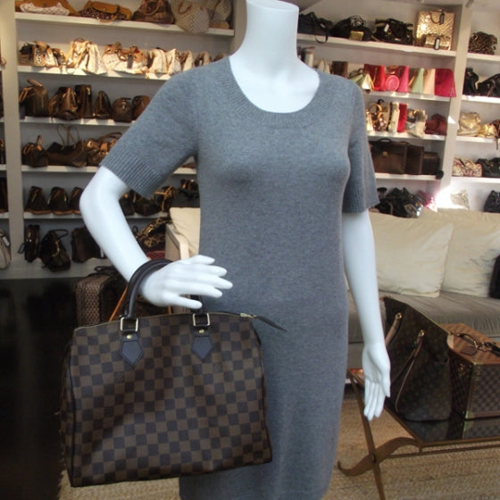 Louis Vuitton Damier Ebene Speedy 30 2 of 9