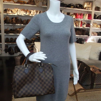 Louis Vuitton Damier Ebene Speedy 30 2 of 9