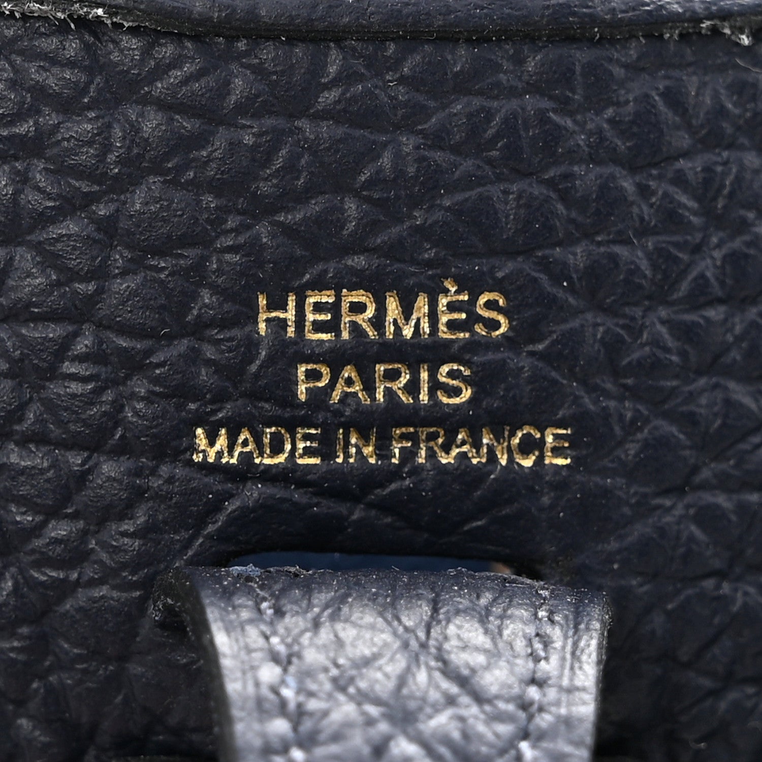 Hermes Taurillon Clemence Evelyne TPM Bleu Nuit 6 of 12