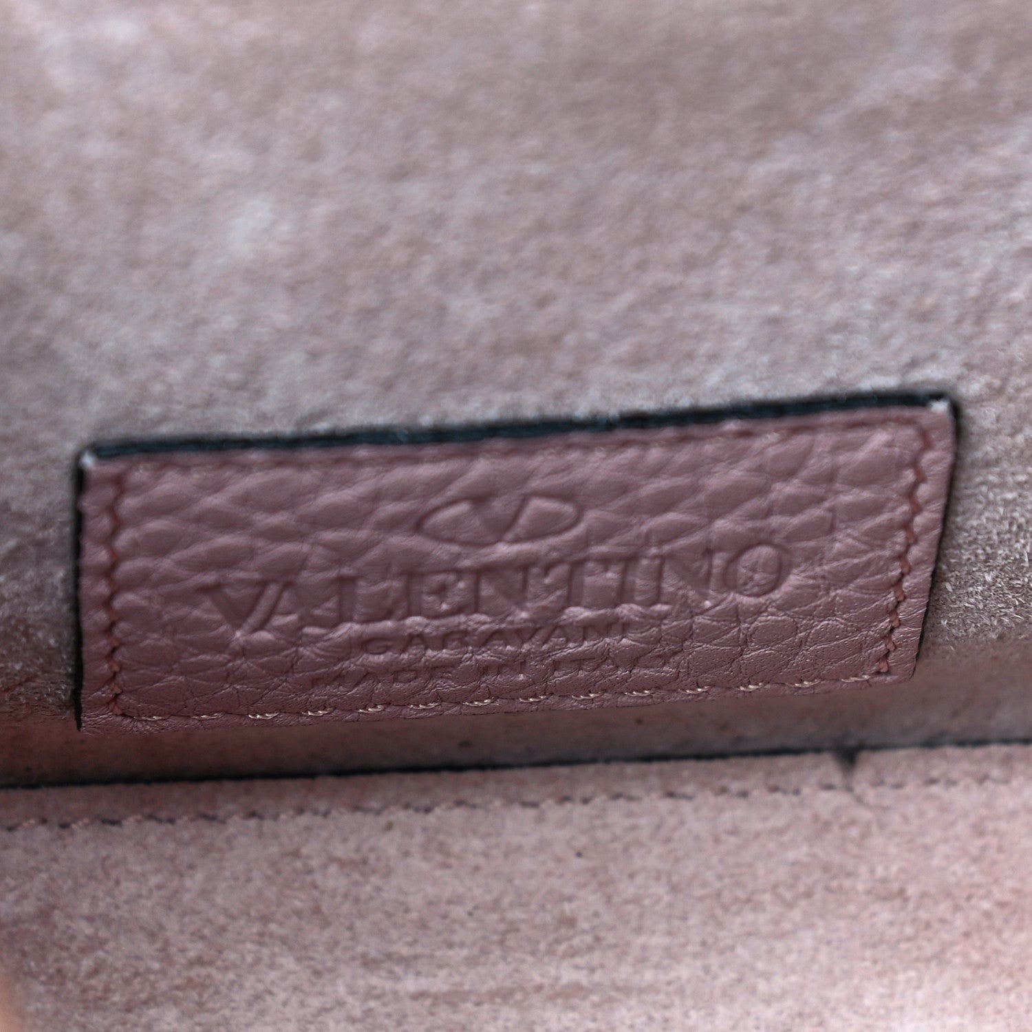 Valentino Garavani Grained Calfskin Mini My Rockstud Frame Bag Poudre 8 of 20