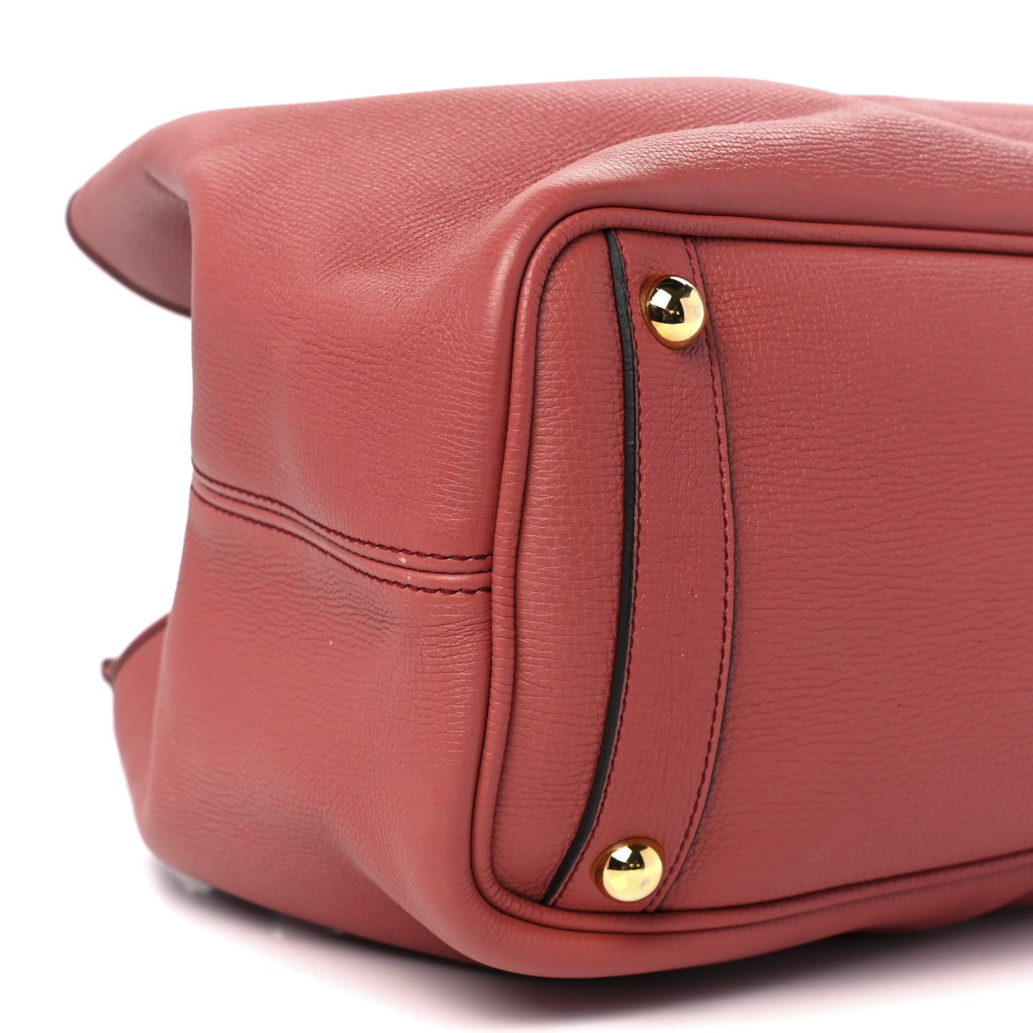 Burberry Grainy Calfskin Medium Honeybrook Tote Pink 12 of 13