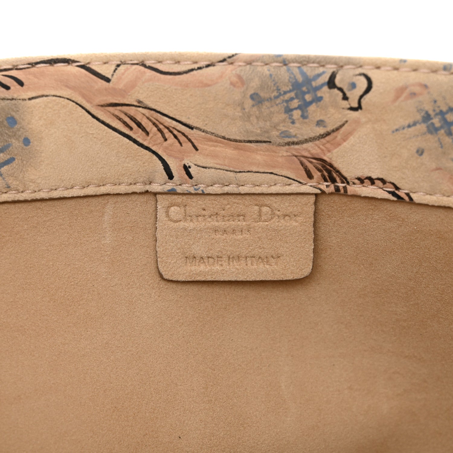 Christian Dior Suede Large Dioriviera Toile De Jouy Book Tote Beige Multicolor 6 of 13