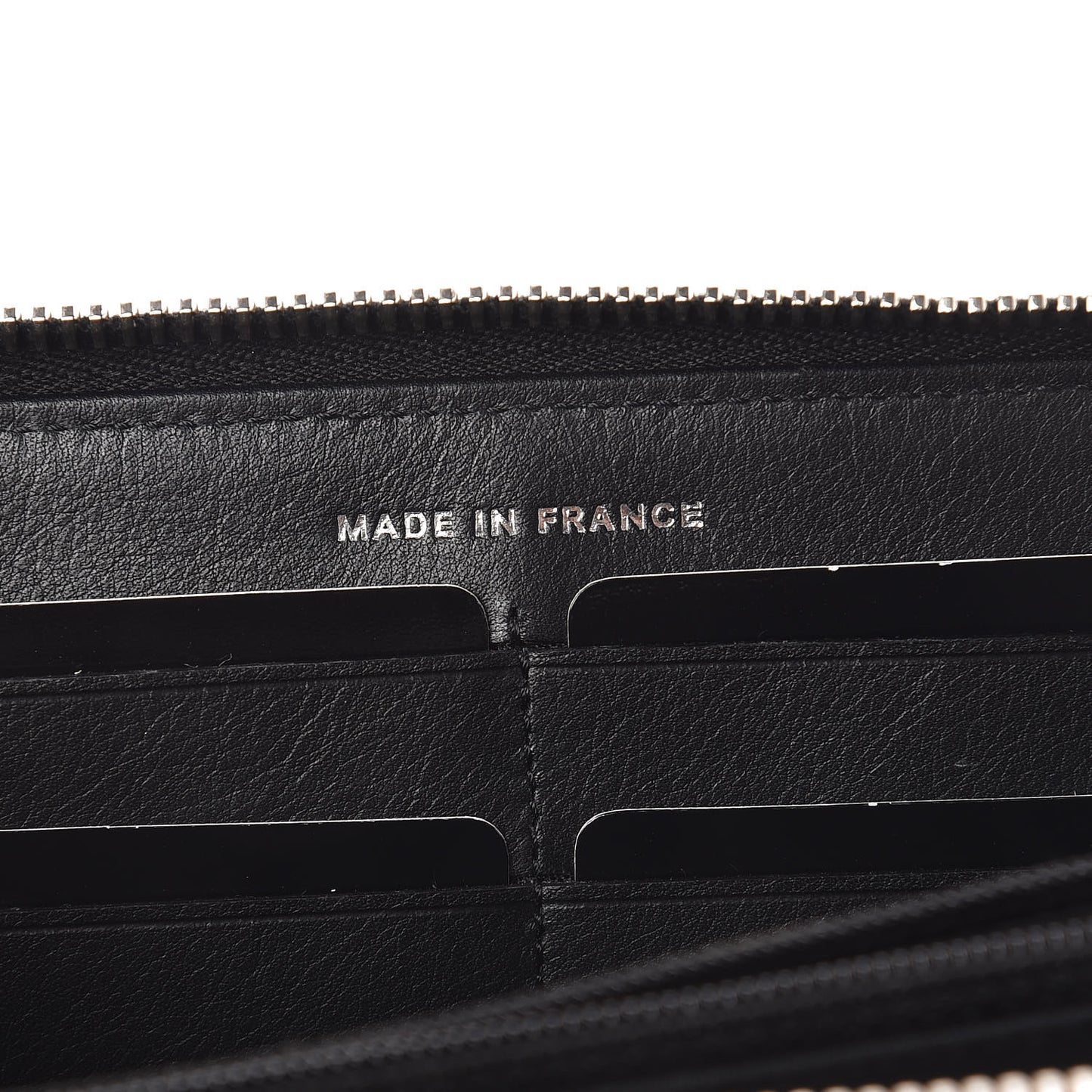 Caviar Sevruga Zip Around Wallet Black