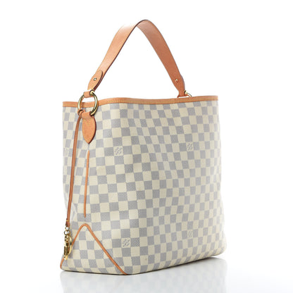 Louis Vuitton Damier Azur Delightful MM Pink 3 of 16