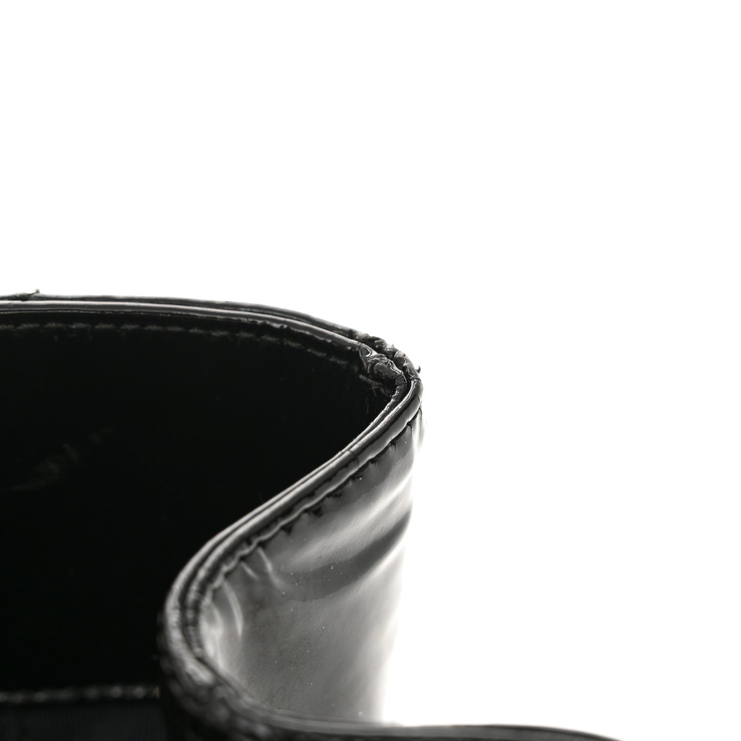 Patent Quilted Grand Shopping Tote GST Black